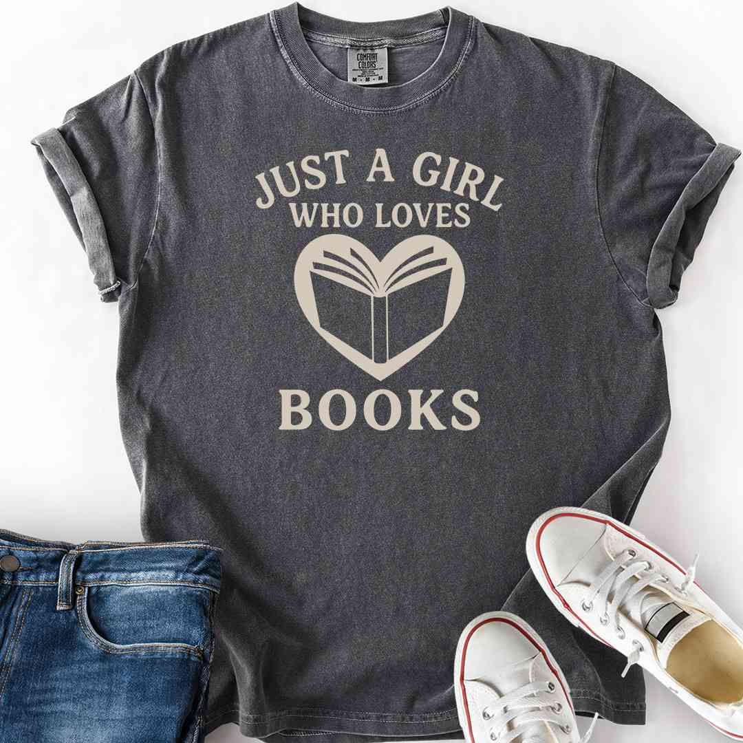 Girl Who Loves Books T-Shirt