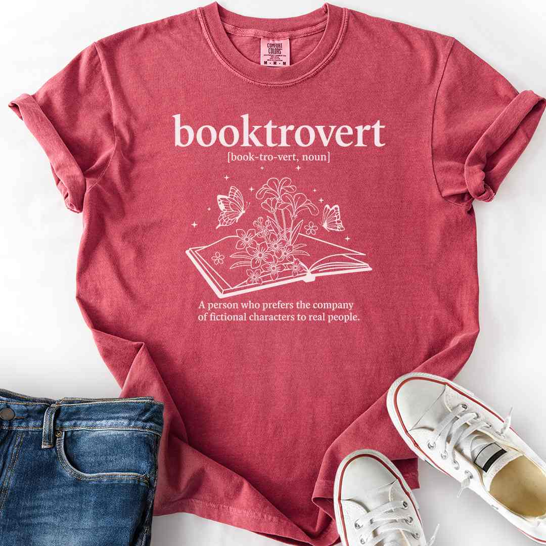 Booktrovert Open Book T-Shirt