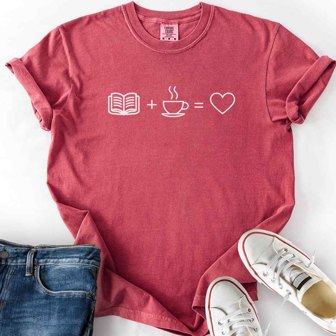 Book + Coffee = Love T-Shirt