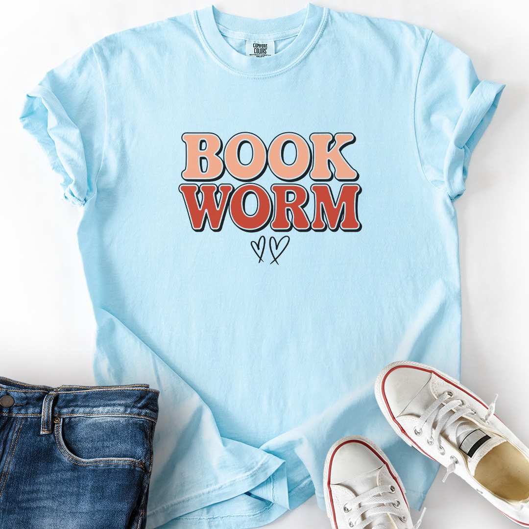 Book Worm Retro T-Shirt
