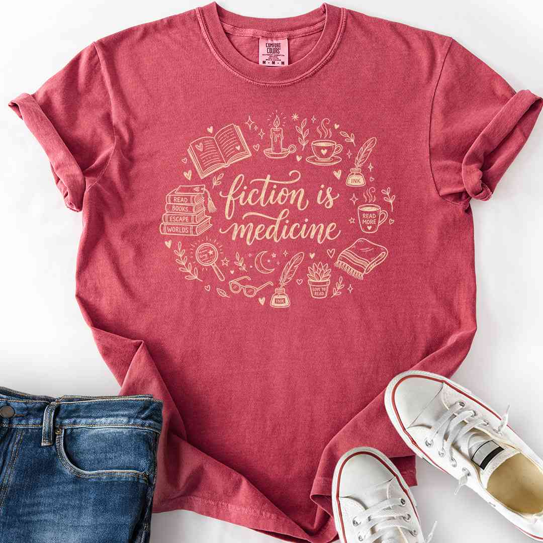 Fiction Medicine Doodle T-Shirt