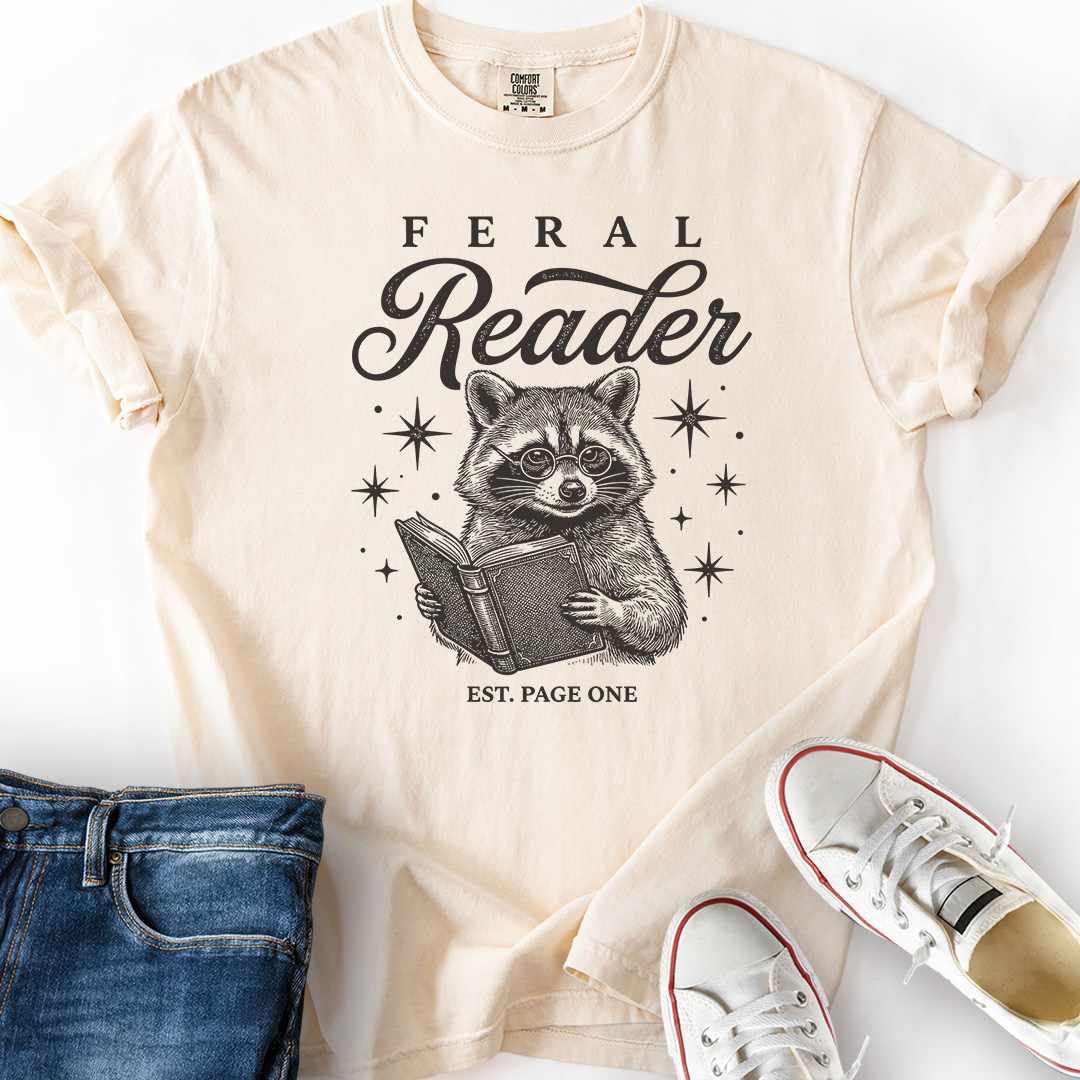 Feral Reader Est Page One T-Shirt