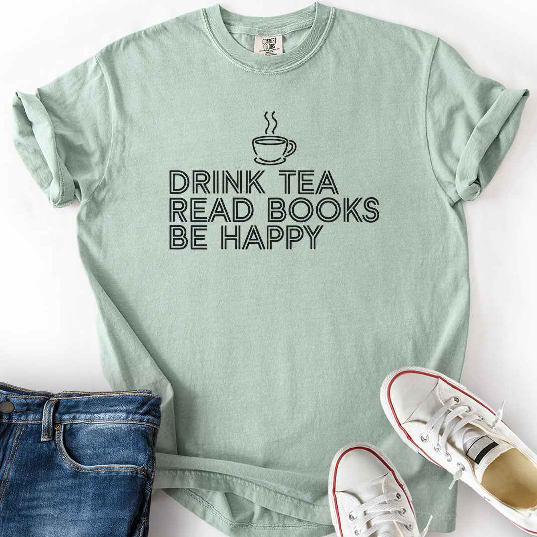 Drink Tea Read Books T-Shirt