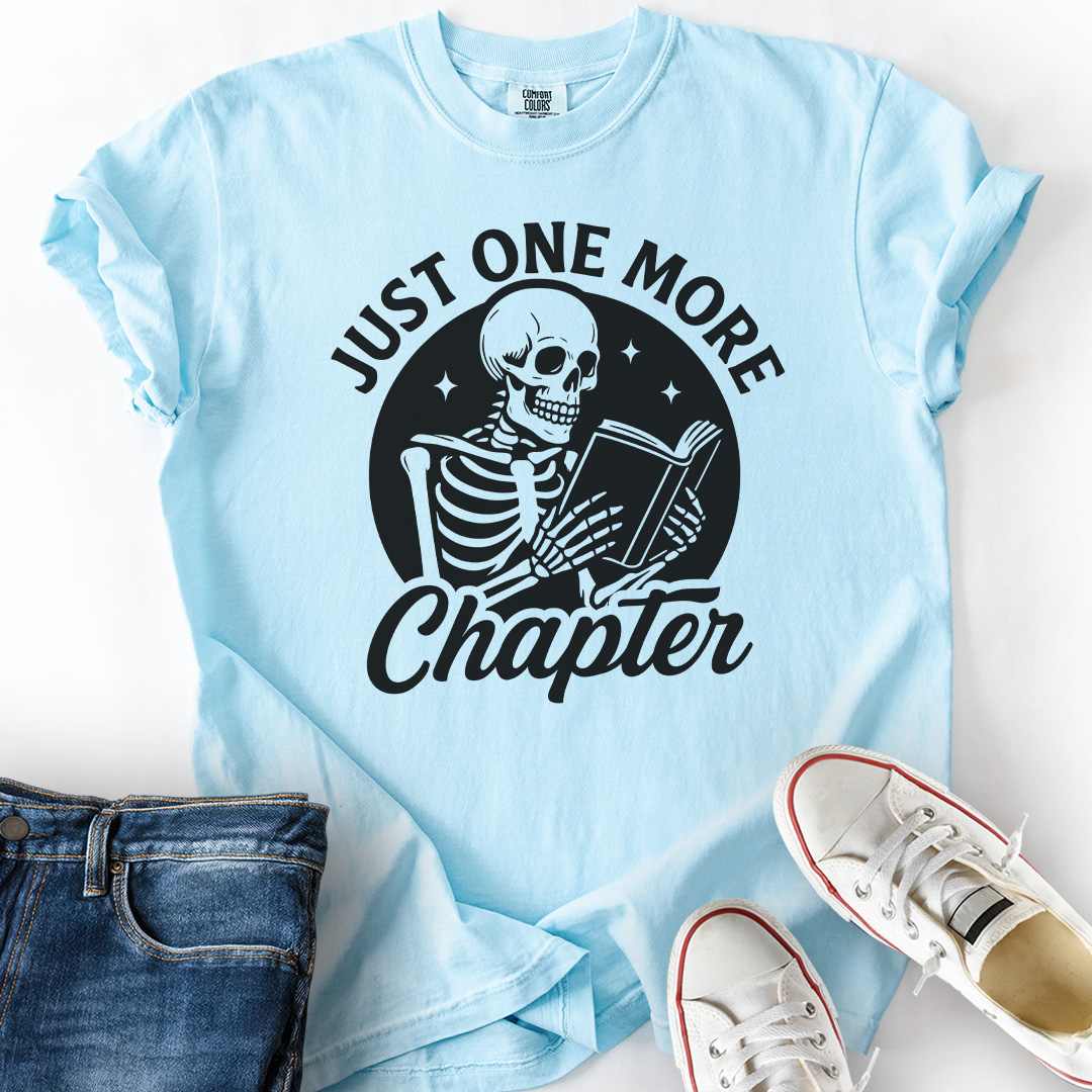 Just One More Chapter Skeleton T-Shirt
