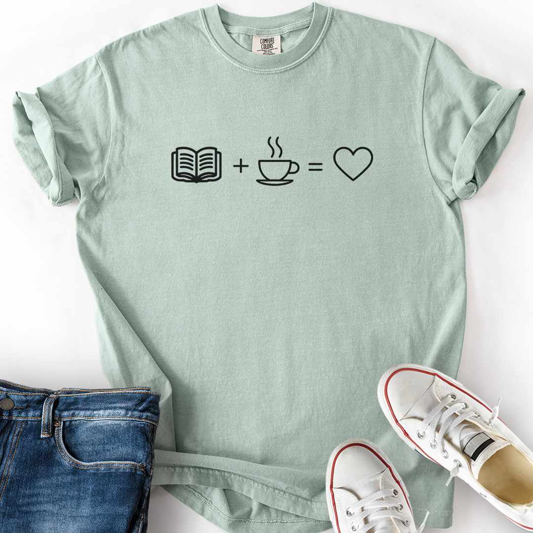 Book + Coffee = Love T-Shirt