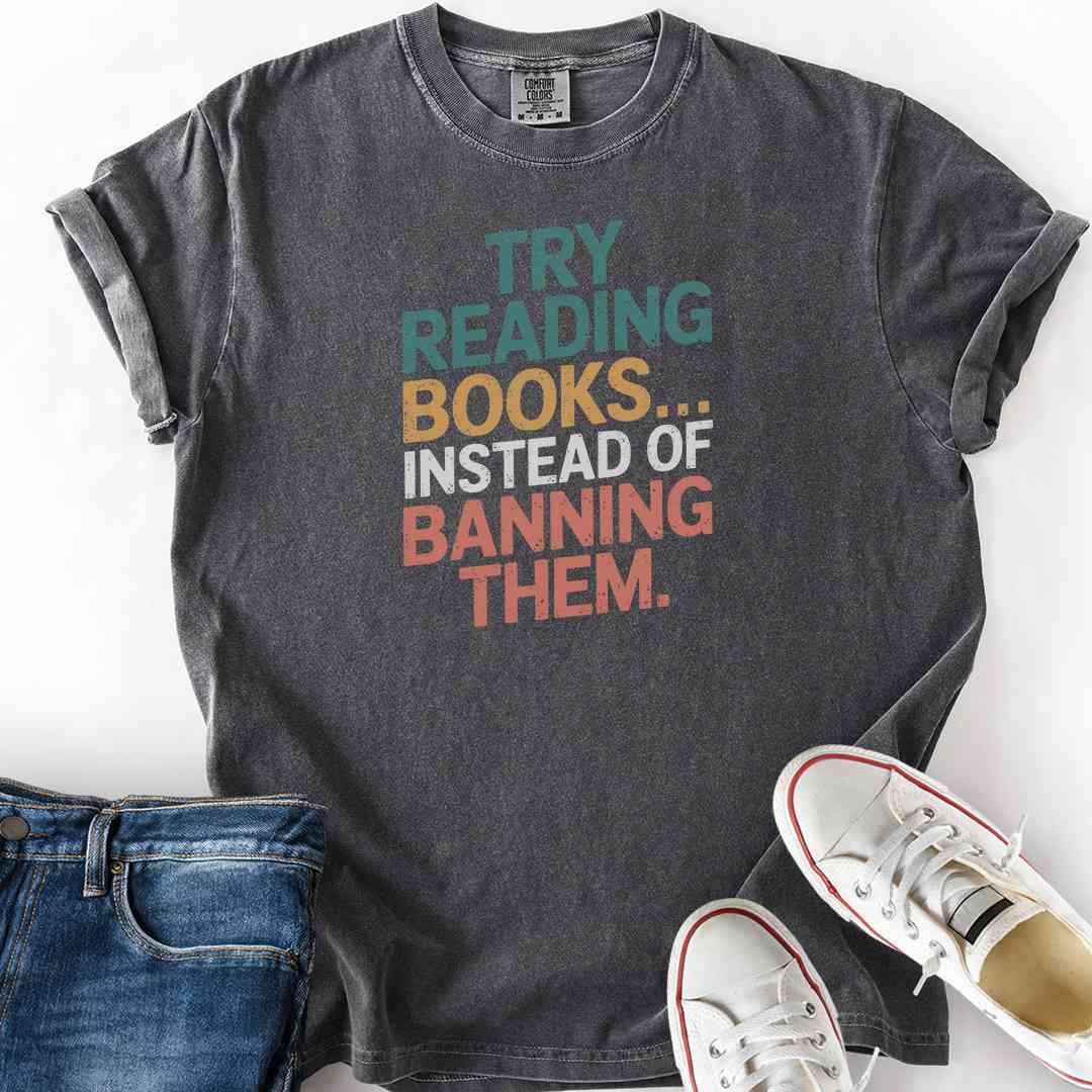 Try Reading Books T-Shirt
