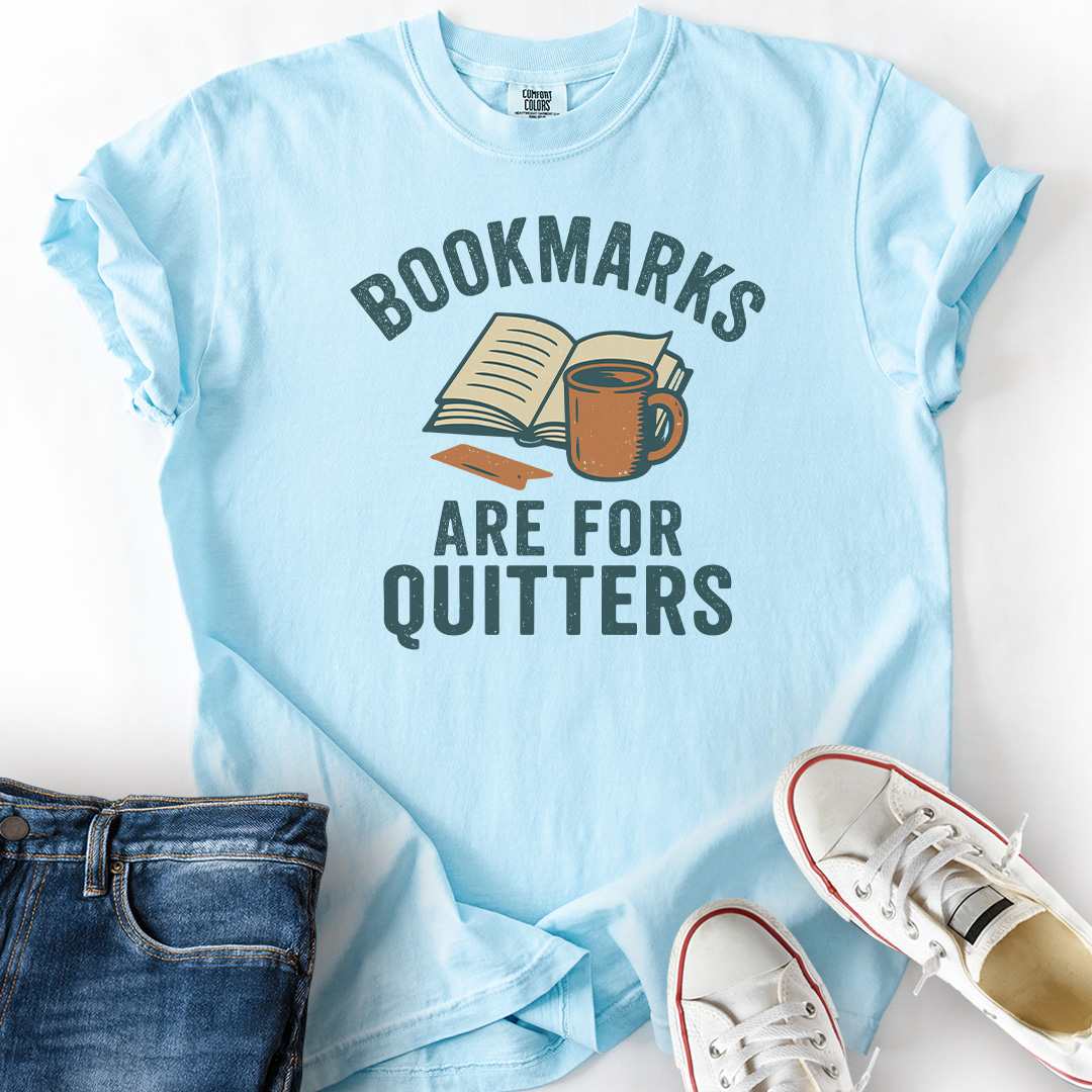No Bookmarks Color with Coffee T-Shirt
