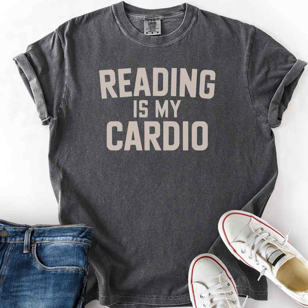 Reading is My Cardio Bold T-Shirt