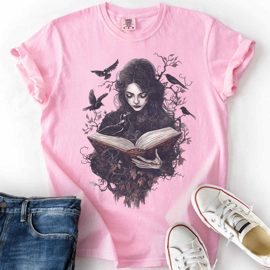Midnight Reader & the Raven's Curse T-Shirt