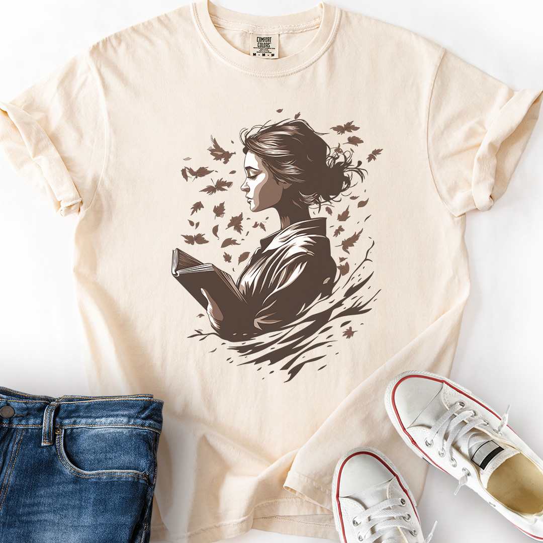 Autumn Breeze Reader T-Shirt