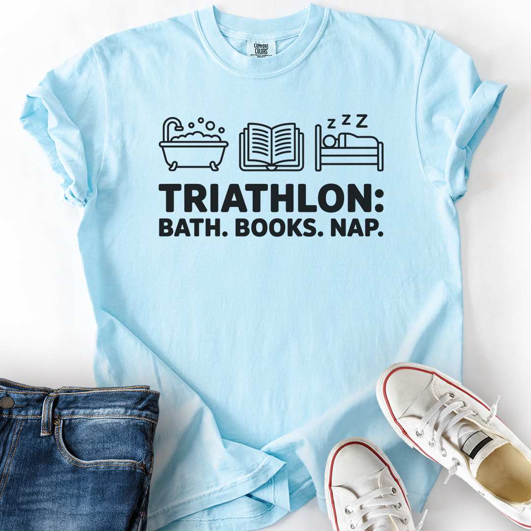 Triathlon Bath Books Nap T-Shirt