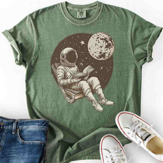 Astronaut Bookworm T-Shirt