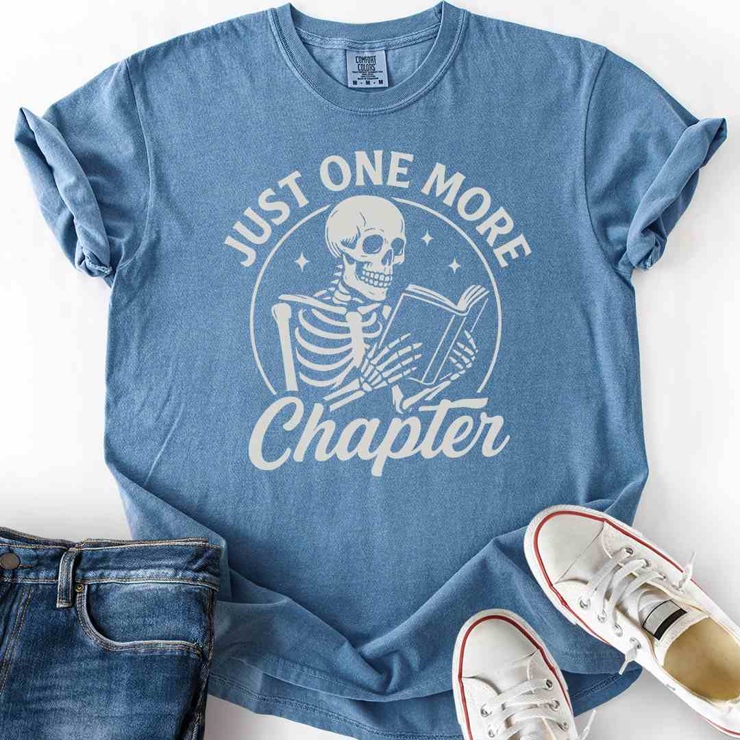 Just One More Chapter Skeleton T-Shirt