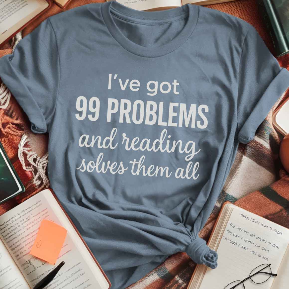 Reading Solves Them All T-Shirt