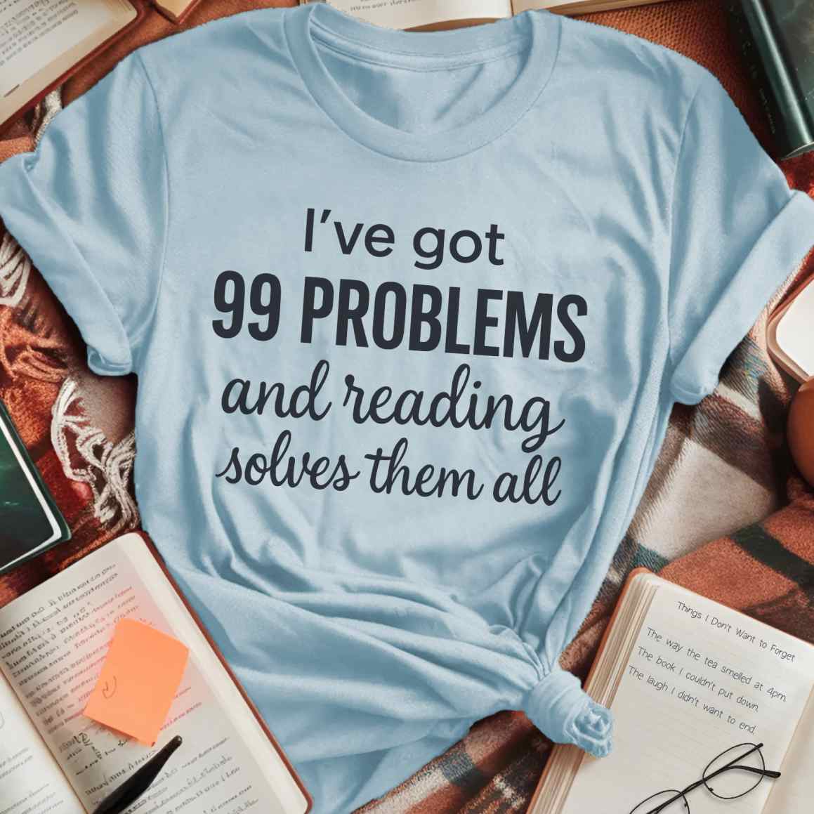 Reading Solves Them All T-Shirt