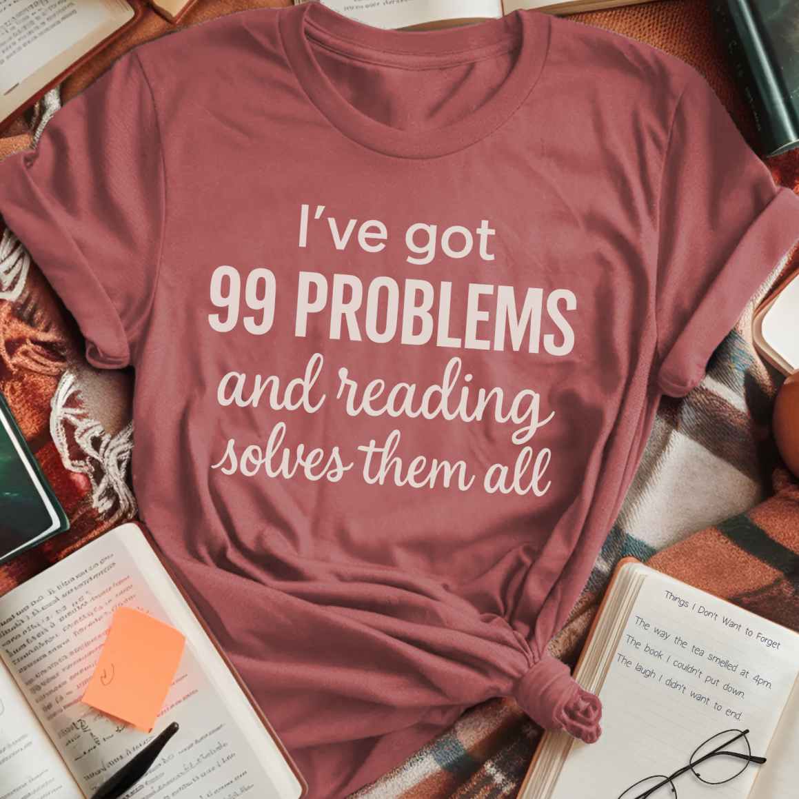 Reading Solves Them All T-Shirt