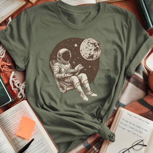 Astronaut Bookworm T-Shirt