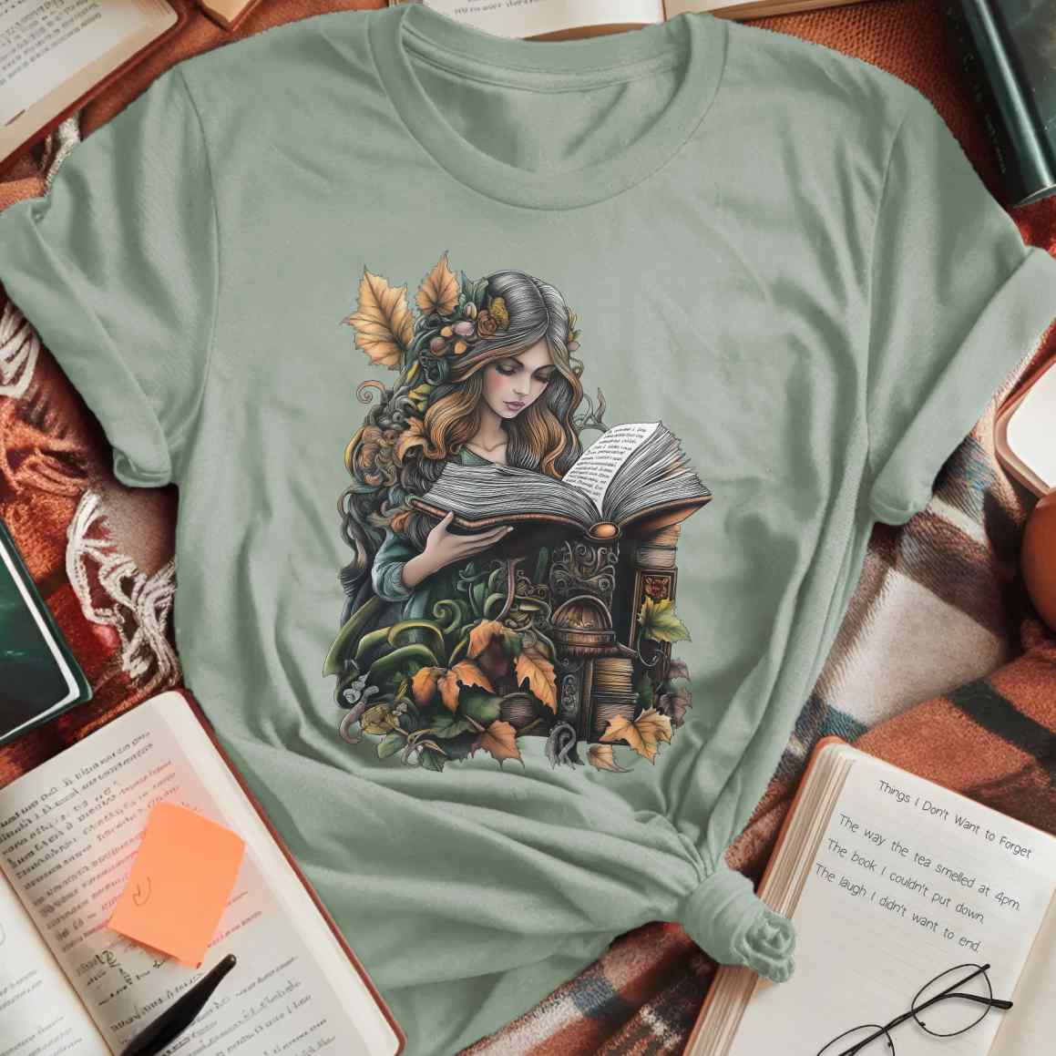 Autumn Fairy Tale Reading T-Shirt