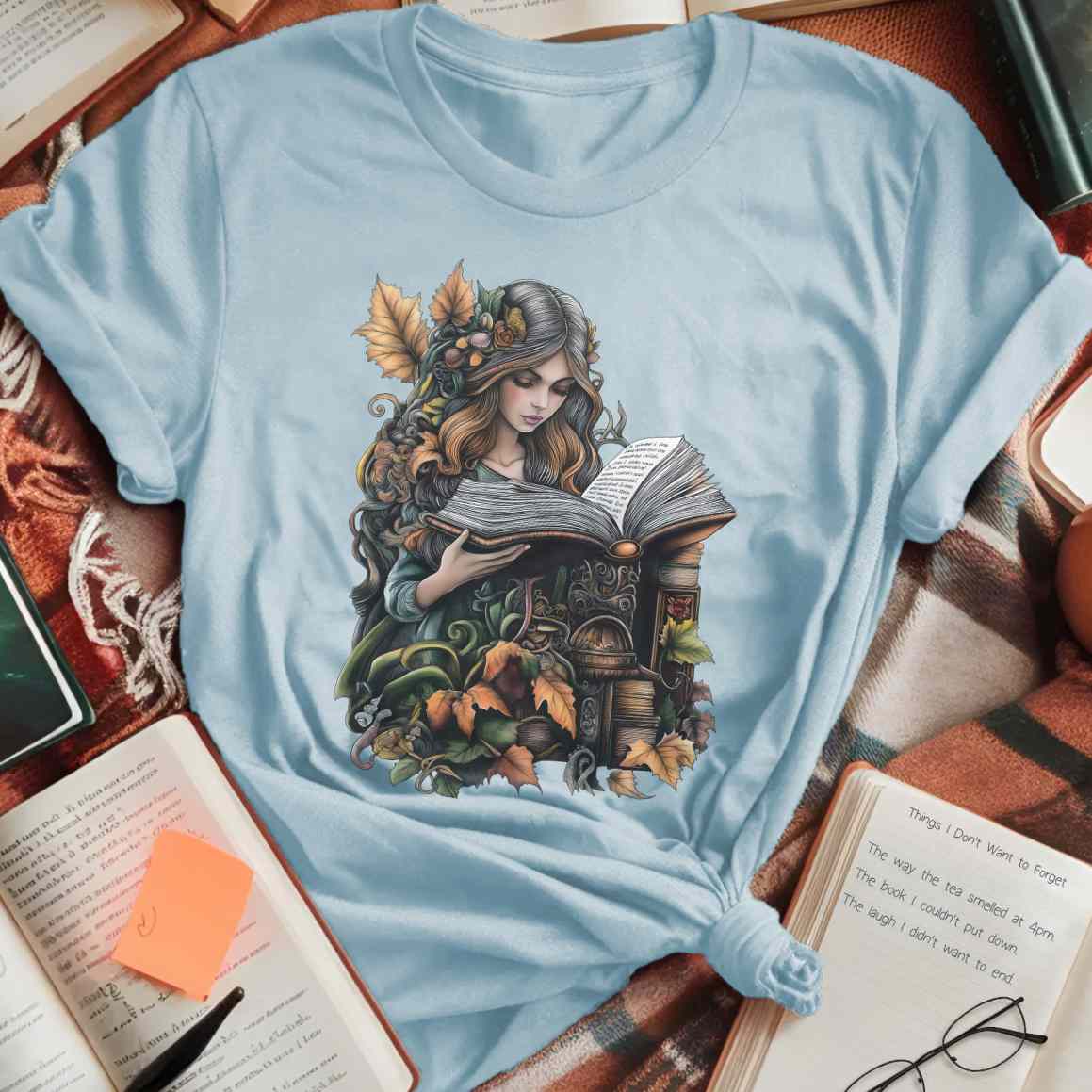 Autumn Fairy Tale Reading T-Shirt