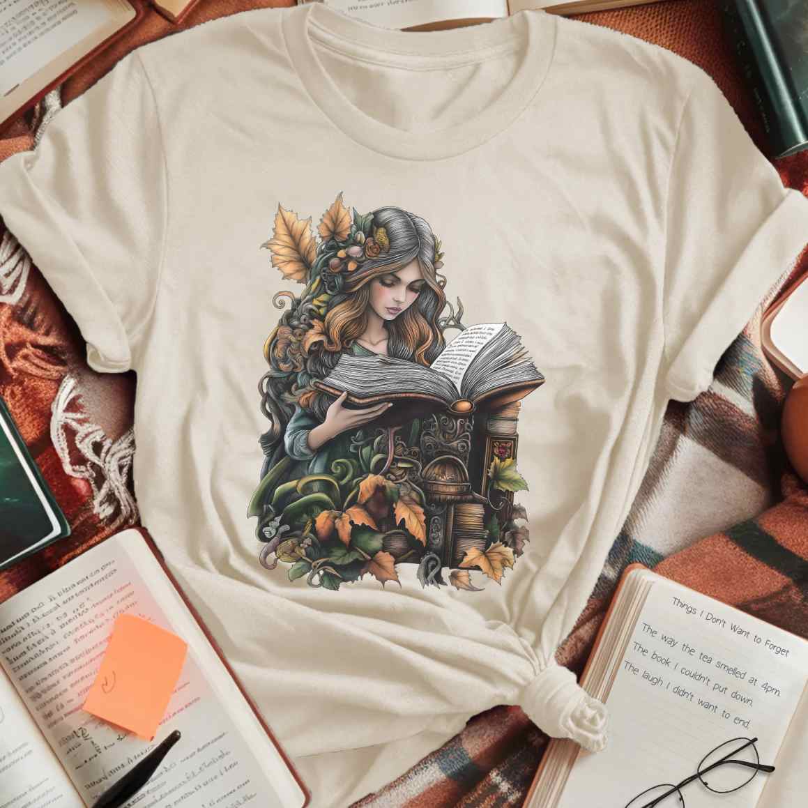 Autumn Fairy Tale Reading T-Shirt