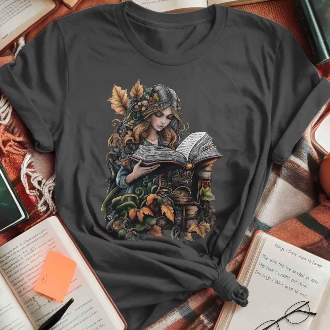 Autumn Fairy Tale Reading T-Shirt