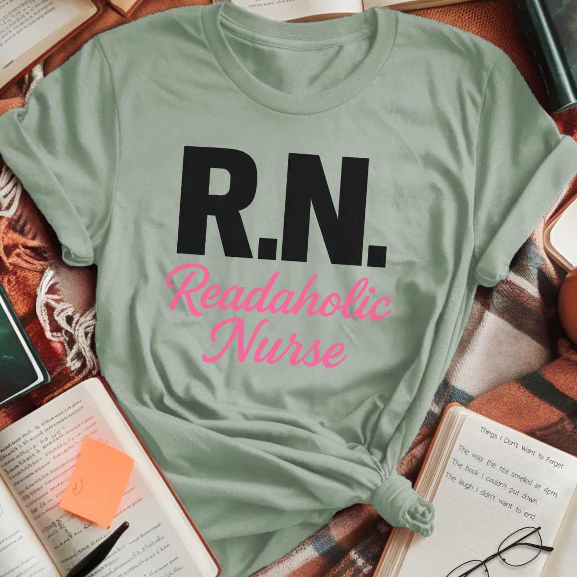 Readaholic Nurse T-Shirt