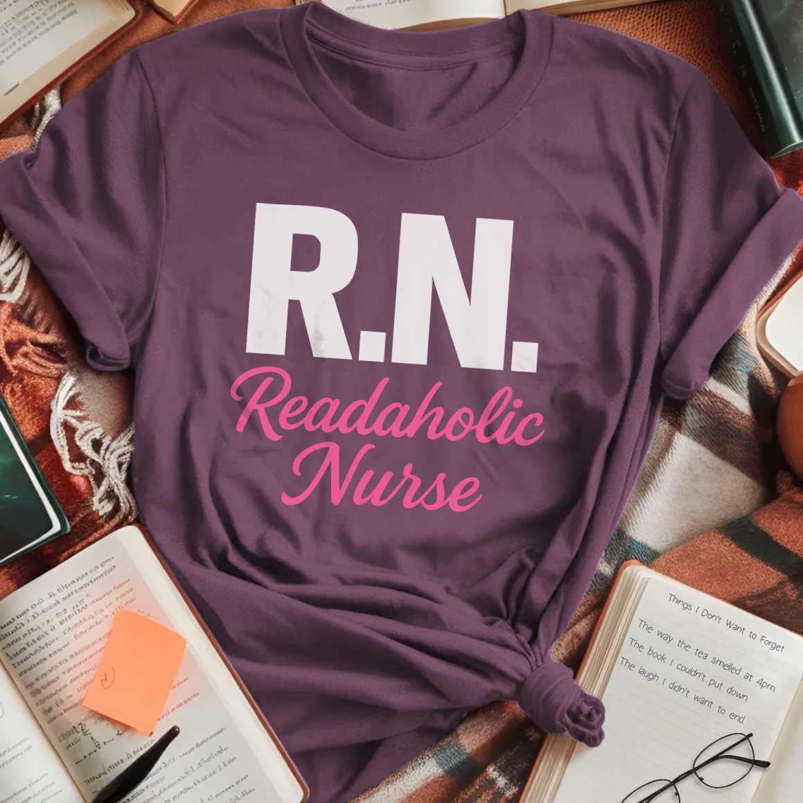 Readaholic Nurse T-Shirt