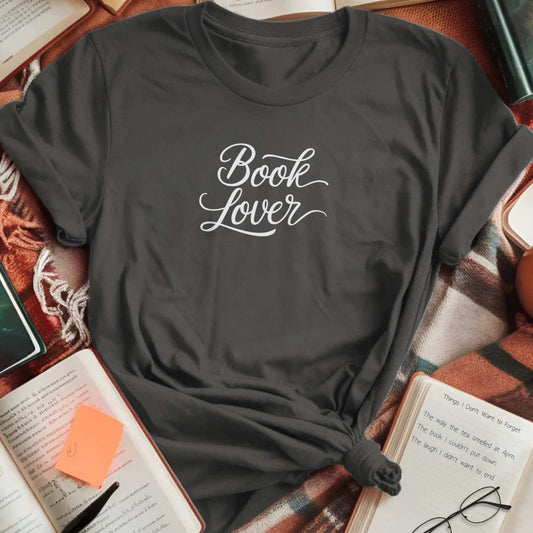 Book Lover Script Type T-Shirt