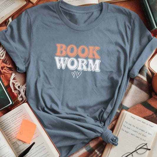 Book Worm Retro T-Shirt