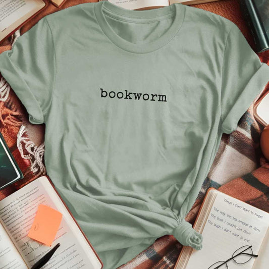 Book Worm Typewriter T-Shirt
