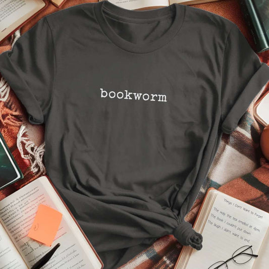 Book Worm Typewriter T-Shirt