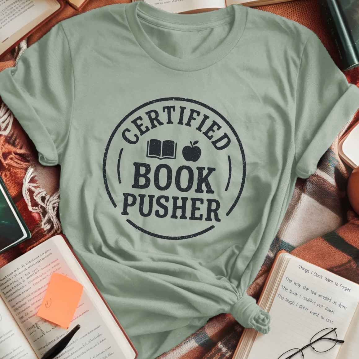 Certified Book Pusher T-Shirt