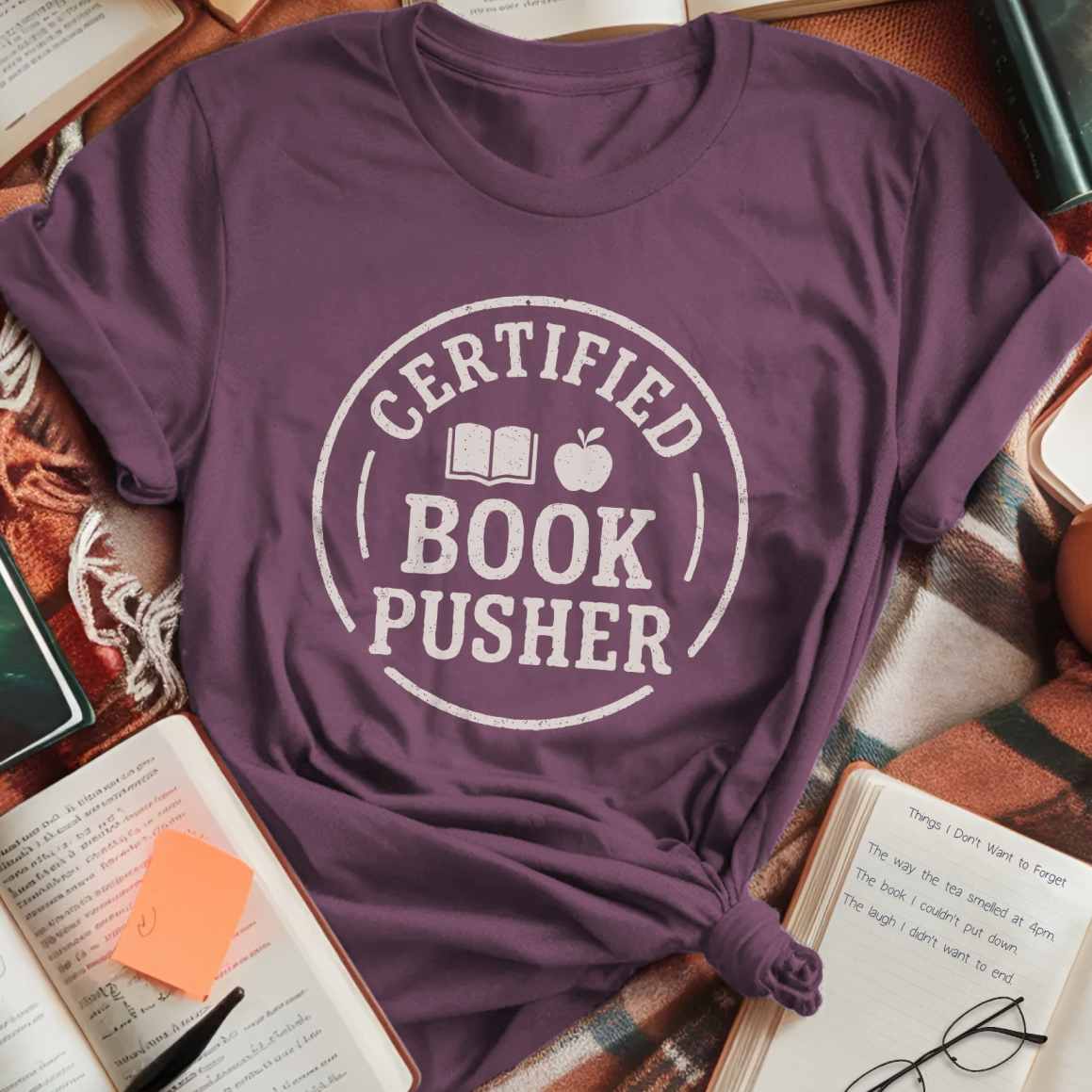 Certified Book Pusher T-Shirt