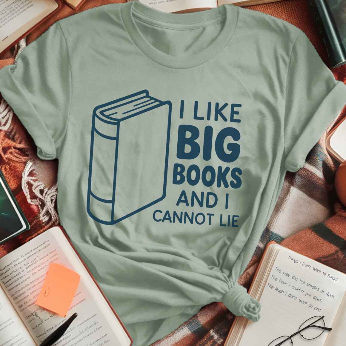 I Like Big Books T-Shirt