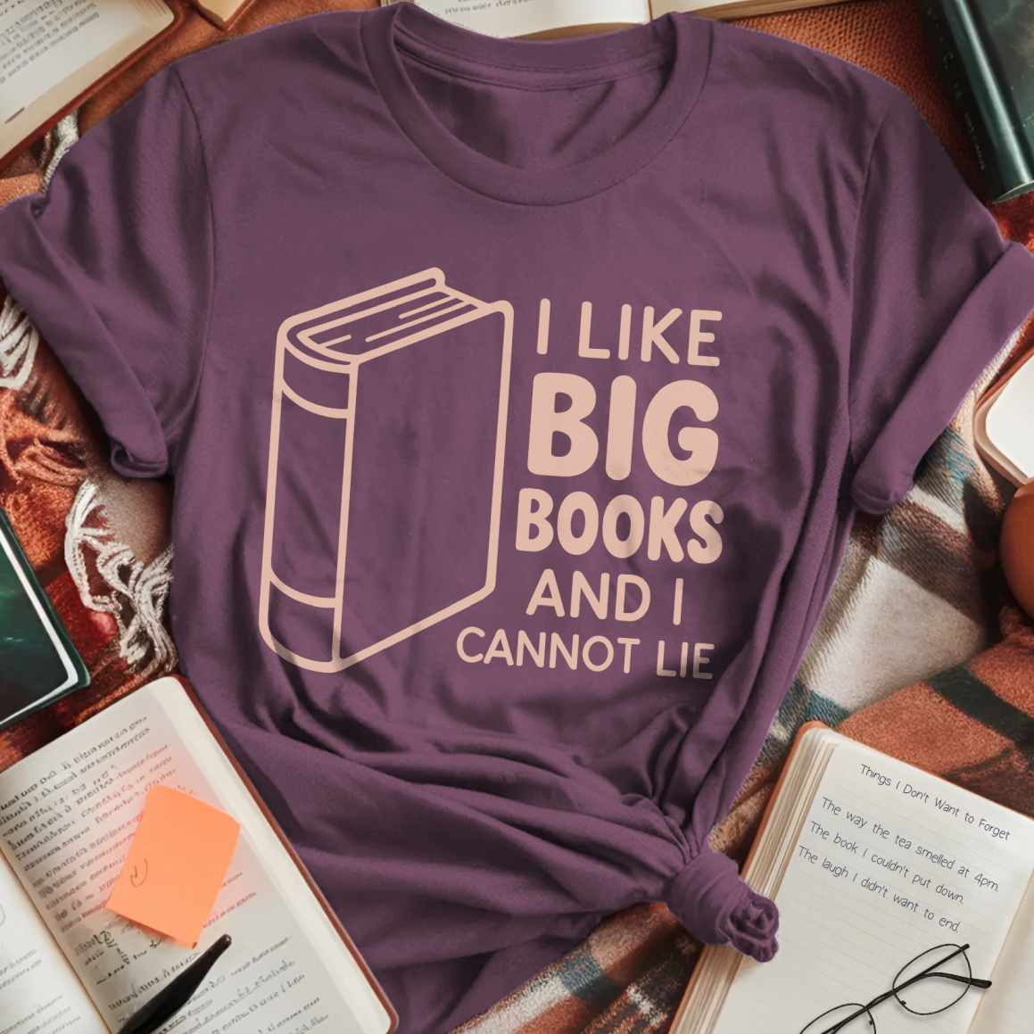 I Like Big Books T-Shirt