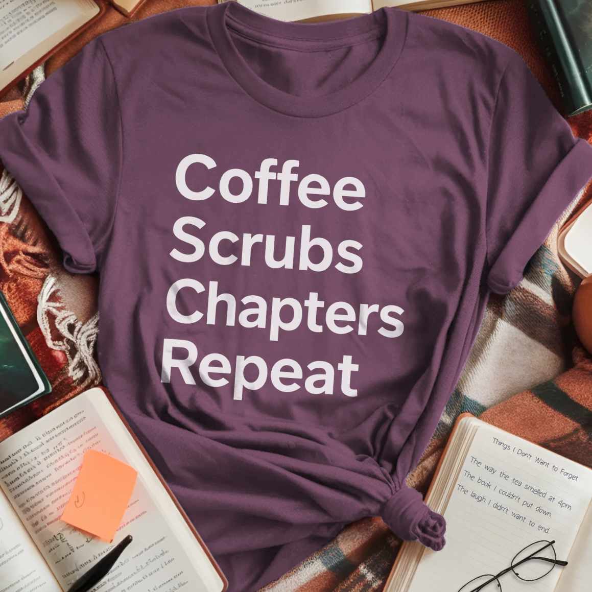 Coffee Scrubs Chapters T-Shirt