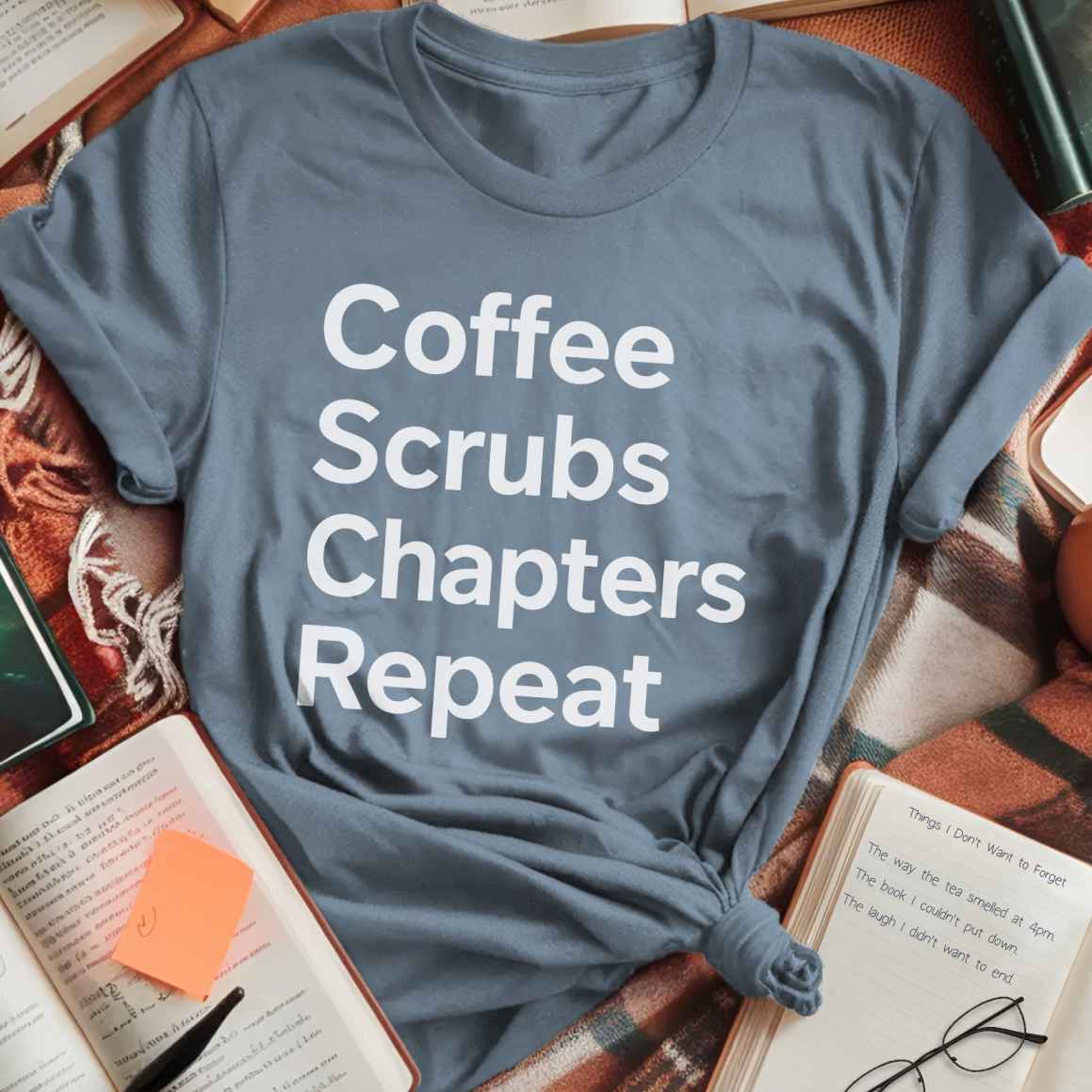 Coffee Scrubs Chapters T-Shirt