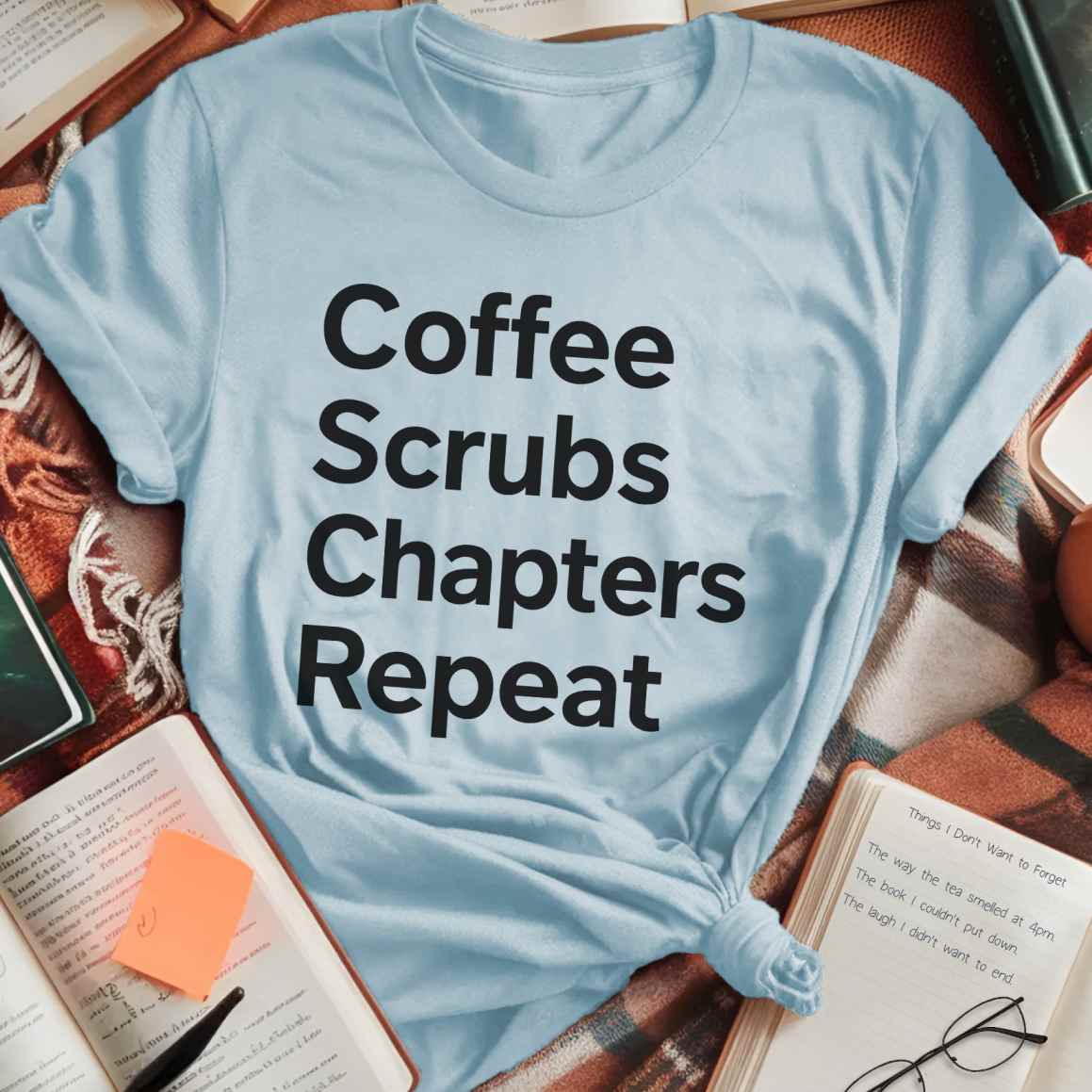 Coffee Scrubs Chapters T-Shirt