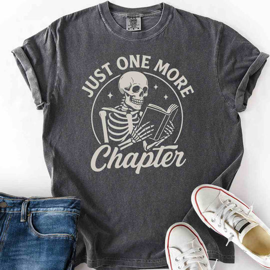 Just One More Chapter Skeleton T-Shirt