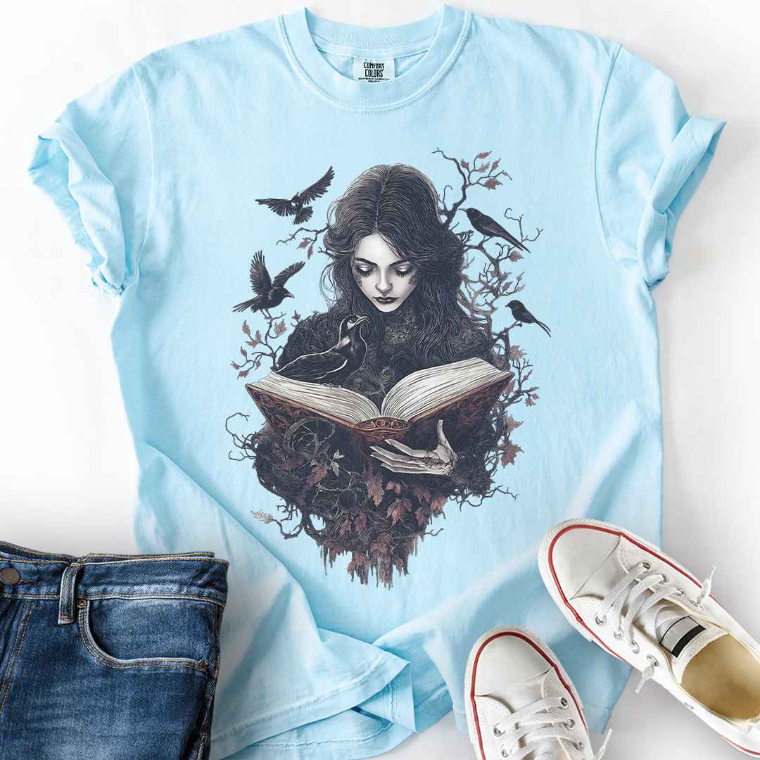 Midnight Reader & the Raven's Curse T-Shirt