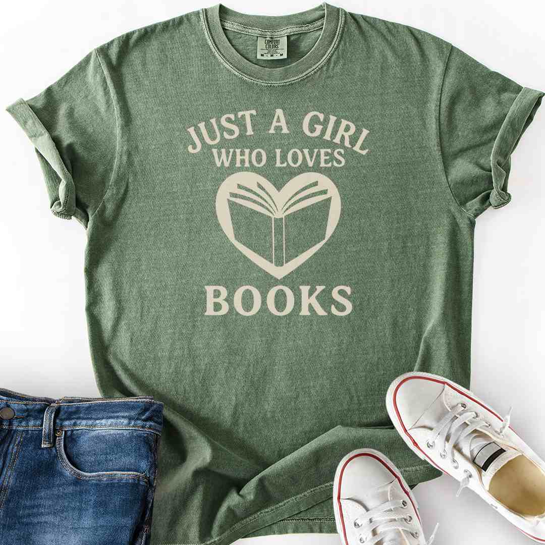 Girl Who Loves Books T-Shirt