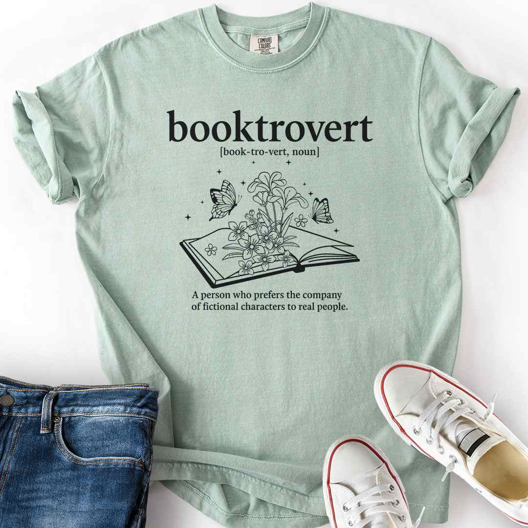 Booktrovert Open Book T-Shirt