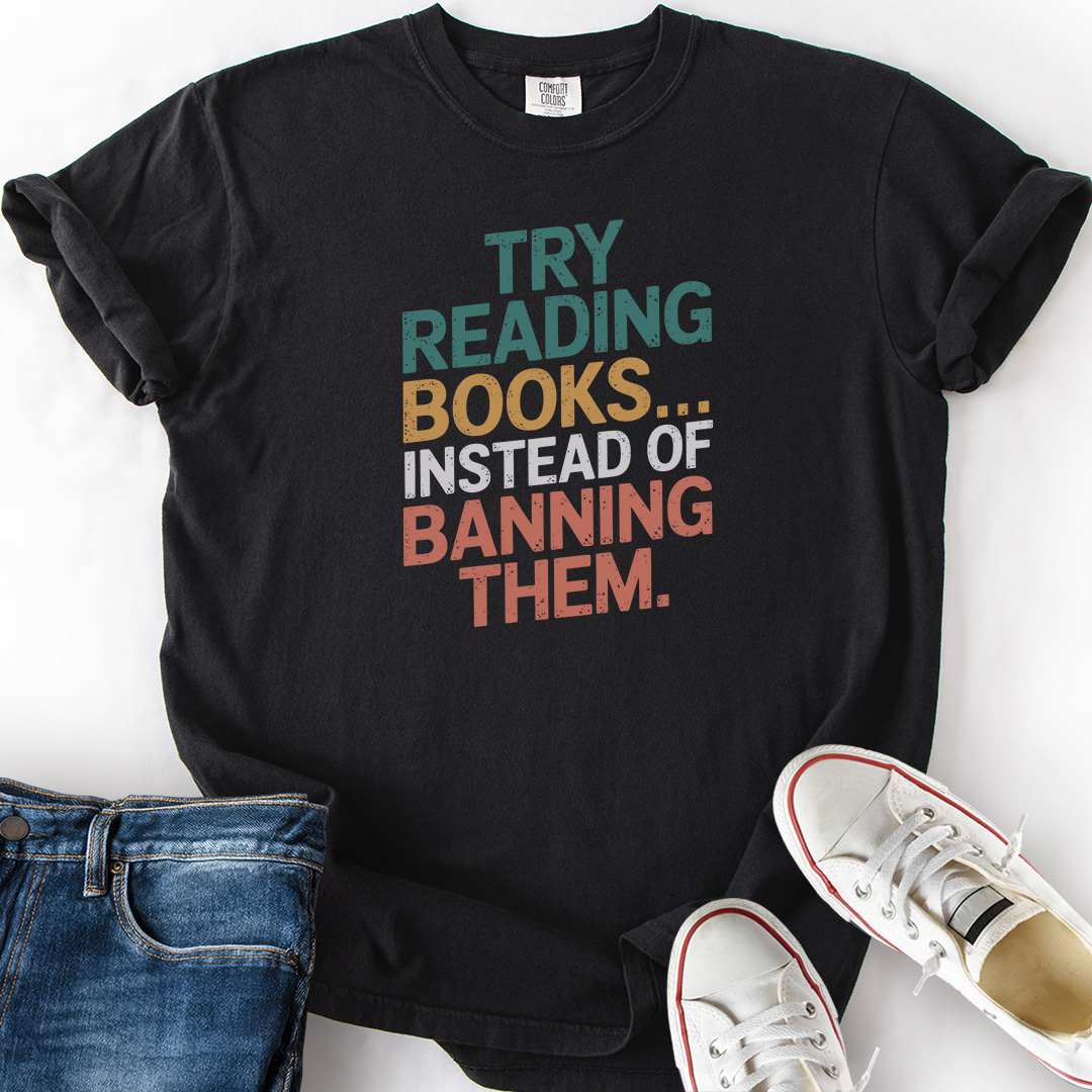 Try Reading Books T-Shirt