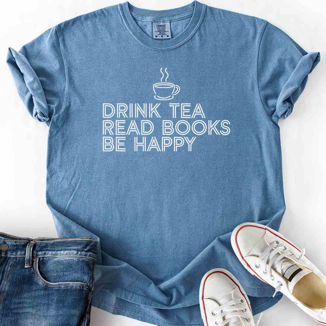 Drink Tea Read Books T-Shirt