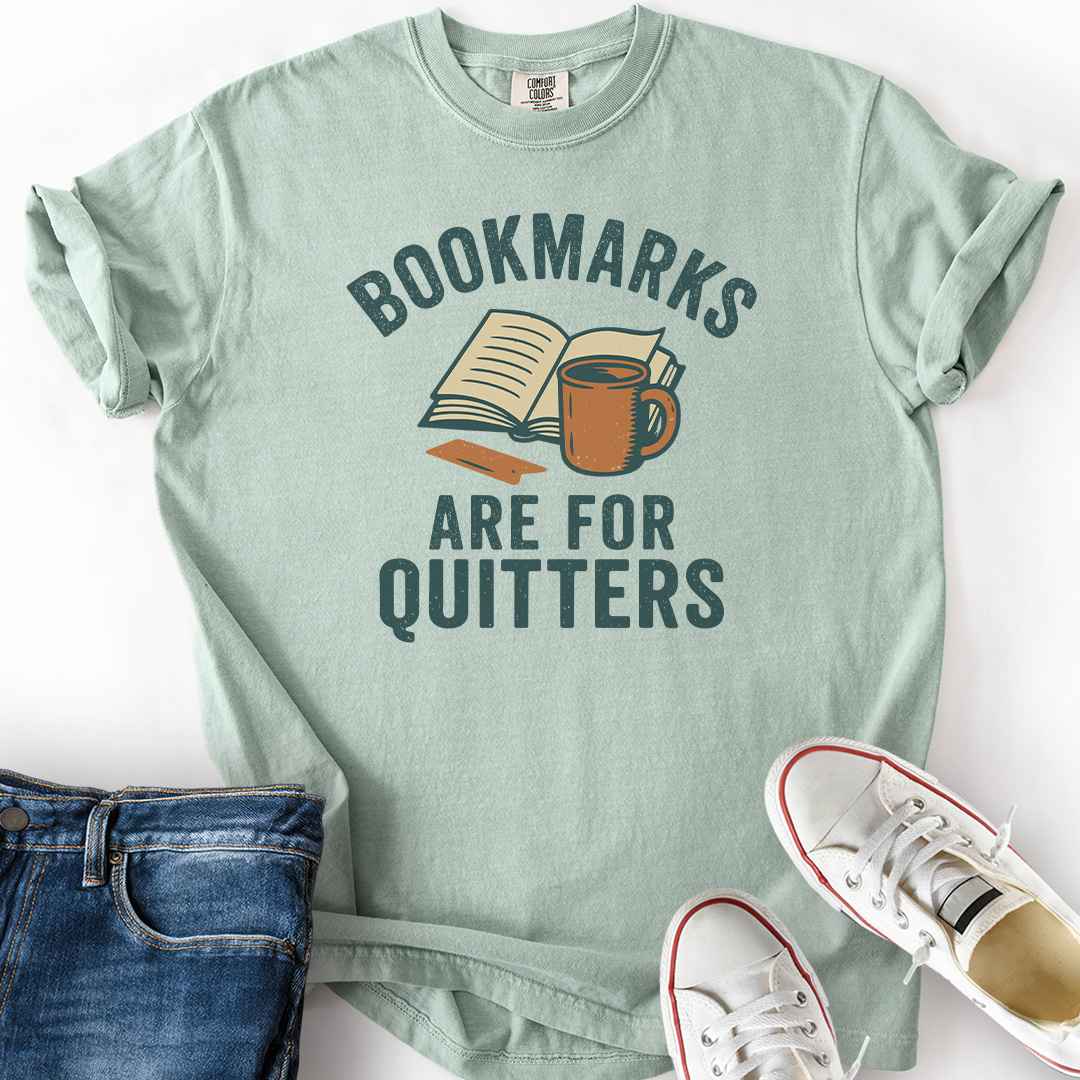 No Bookmarks Color with Coffee T-Shirt