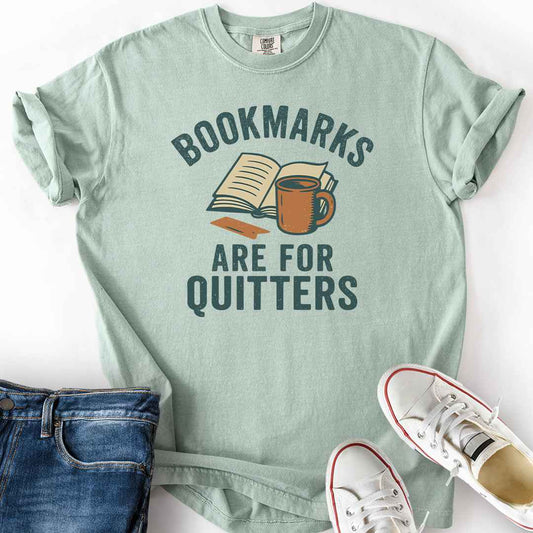 No Bookmarks Color with Coffee T-Shirt