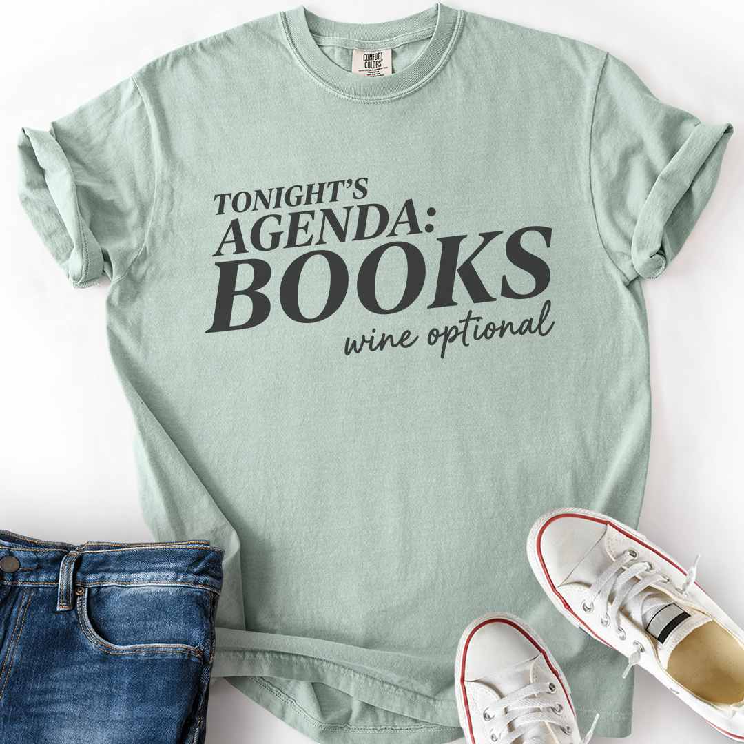 Agenda Books Wine Optional T-Shirt