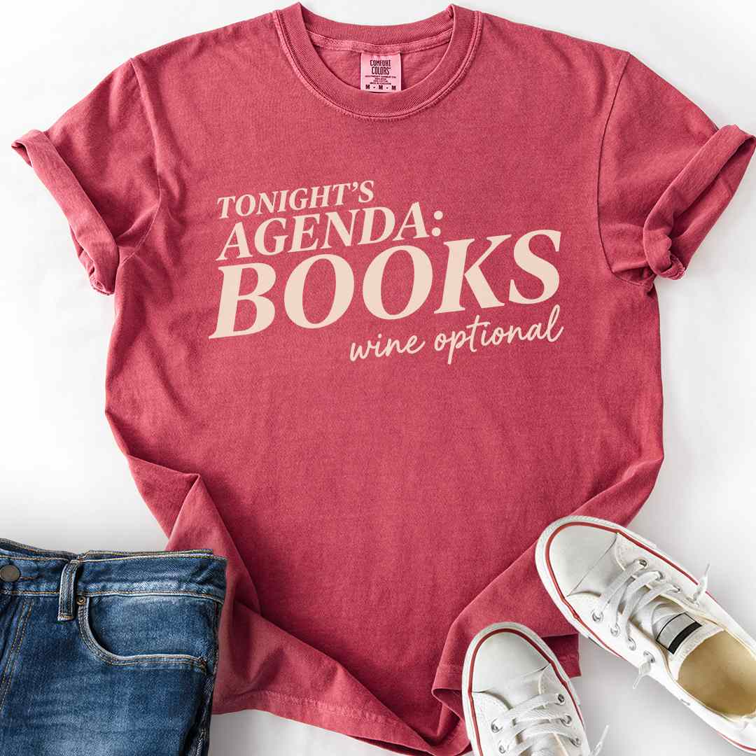 Agenda Books Wine Optional T-Shirt