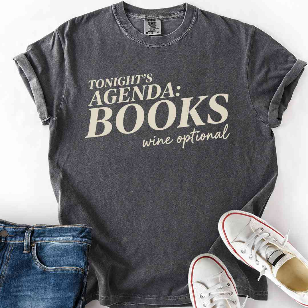 Agenda Books Wine Optional T-Shirt