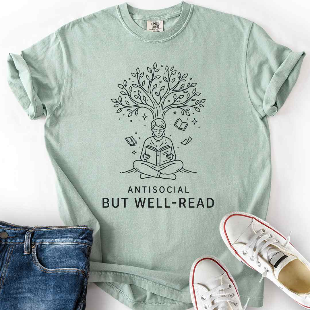 Antisocial Well-Read T-Shirt